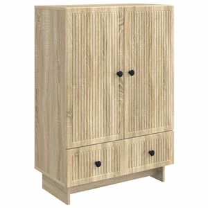vidaXL Bufet Stejar Sonoma 66 x 34,5 x 95 cm Lemn prelucrat