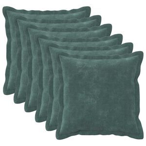 vidaXL Pernă 6 buc. HOUTEN Albastru Mării 30 x 30 cm