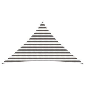 vidaXL P&acirc;nză de umbră Gri deschis și alb. 2,5 x 2,5 x 3,5 m HDPE