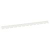 vidaXL Margine pentru gazon 50 buc. 102 x 4 x 4 cm Oțel Alb
