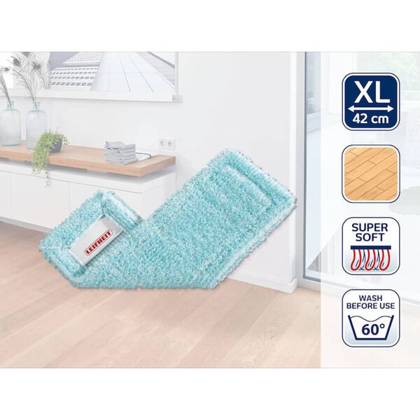 Leifheit Cap de mop &bdquo;Profi Extra Soft&rdquo;, albastru 55116