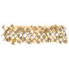 vidaXL Spalier frunze arțar artificiale extensibil, oranj, 180x30 cm