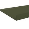 vidaXL Raft suspendat 2 pcs Verde măsliniu 40 x 18 x 2,5 cm Oțel