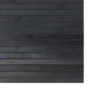 vidaXL Covor dreptunghiular, gri, 70x200 cm, bambus