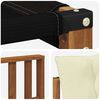 vidaXL Set de canapele de exterior Lemn solid de Acacia și Textilene