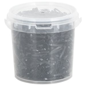 vidaXL Benzi de &icirc;mpletit pentru cal 1500 buc. negru silicon