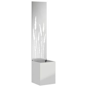 vidaXL Ecran de intimitate pentru grădină Argintiu 32 x 32 x 150 cm