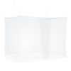 vidaXL Plasă antiinsecte pentru pat 156 plasă 3 pcs Alb Poliester