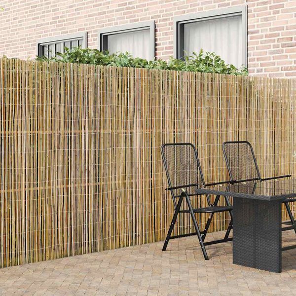 vidaXL Gard din bambus natural 500 x 180 cm Bambus
