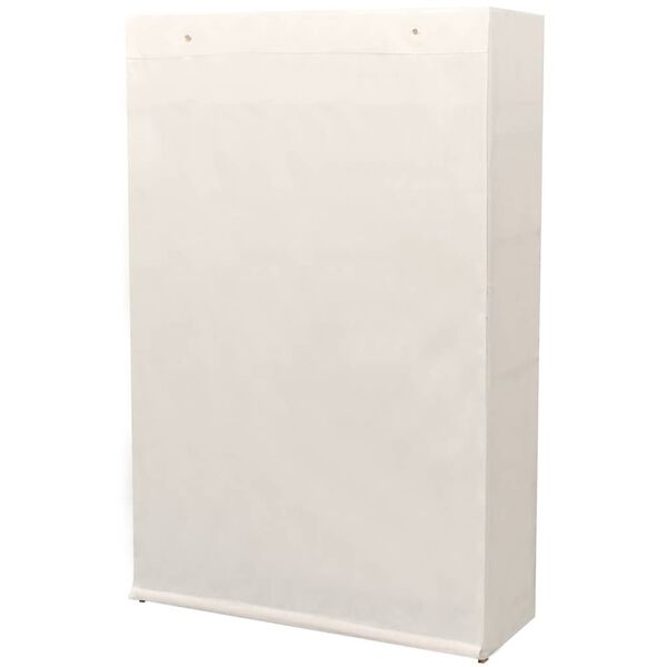 vidaXL Dulap din material textil și lemn de pin 110 x 40 x 170 cm