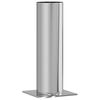 vidaXL Extensie pentru Capac de Semineu Argintiu 26 x 26 x 50 cm