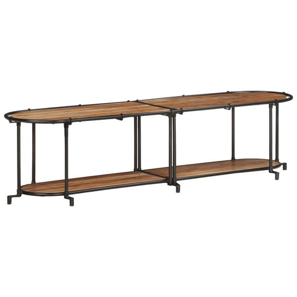 vidaXL Dulap TV, 160x42x40 cm, lemn masiv de acacia