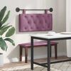 vidaXL Cap de pat suspendat Pe perete Violet 100 x 55 x 7 cm Catifea