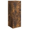 vidaXL Dulap montat pe perete Stejar fumuriu 33 x 34,5 x 90 cm