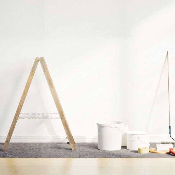 vidaXL L&acirc;nă anti-alunecare pentru vopsit 25 m 180 g/m&sup2; gri