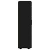 vidaXL Bufet cu raft cu ușă Negru 55,5 x 29 x 103 cm Lemn compozit