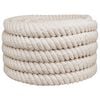 vidaXL Fr&acirc;nghie din Jute 36 mm Alb 100% jute Tossa