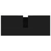 vidaXL Dulap pentru baie, negru, 80x33x60 cm, lemn compozit