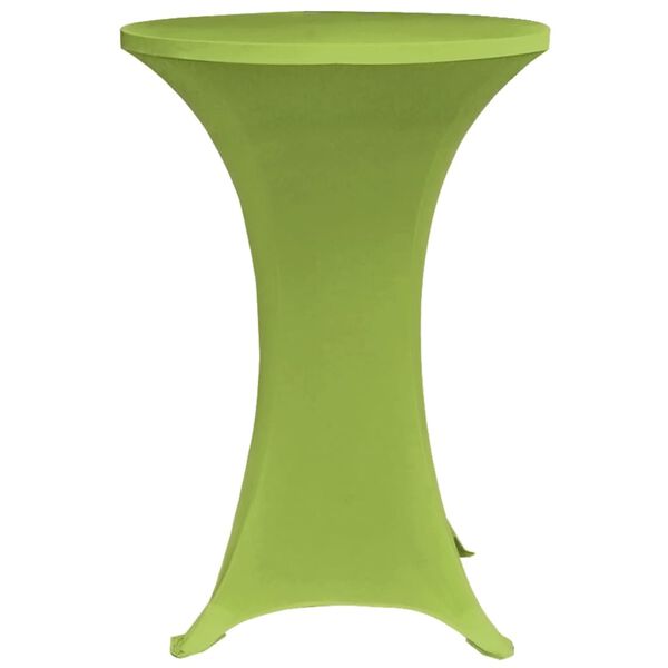 vidaXL Husă elastică pentru masă, 2 buc., verde, 70 cm