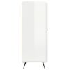 vidaXL Dulap, alb extralucios, 69,5x34x90 cm, lemn compozit
