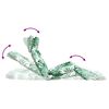 vidaXL Șezlong pliabil cu model de frunze 175x54x8,5cm țesătură Oxford