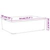 vidaXL Cutii de depozitare din plastic, 6 buc., 25 L, stivuibile
