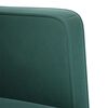 vidaXL Canapea loveseat, verde &icirc;nchis, 111 cm, catifea
