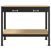 vidaXL Bănci de lucru cu sertar Negru 114 x 54 x 91 cm Lemn compozit