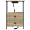 vidaXL Dulap de noapte Stejar Sonoma 40 x 31 x 60 cm Lemn compozit