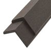 vidaXL Margini cornier pentru terasă WPC, 5 buc, 170 cm, maro deschis