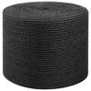vidaXL Fr&acirc;nghie din Jute 6 mm Negru 100% jute Tossa