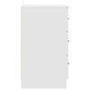 vidaXL Dulap de noapte cu sertar Alb 38 x 38 x 66 cm Lemn compozit
