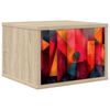 vidaXL Noptieră suspendată HEESCH Stejar Sonoma 36 x 33 x 25 cm