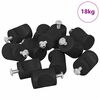 vidaXL Buton pentru dulap 1011 buc. Negru Fier