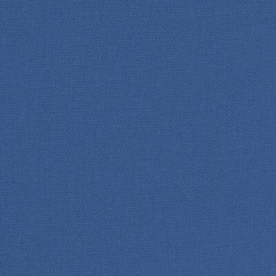 vidaXL Fotoliu tip cuvă cu taburet, albastru, material textil