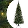 vidaXL Brad de Crăciun artificial Verde 180 cm PE și PVC