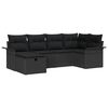 vidaXL Set de canapele pentru grădină 6 buc. Rattan poli