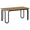 vidaXL Masă de cafea Stejar Artizanal 100 x 50 x 45 cm Lemn prelucrat