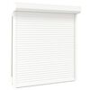 vidaXL Obturator rulant Manual Alb 130 x 140 cm Aluminiu și Poliuretan