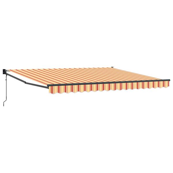vidaXL Cortina Retractabilă Galben și portocalie 400 &times; 300 cm
