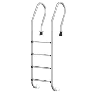 vidaXL Scară de piscină, 54x38x184,5 cm, oțel inoxidabil 304