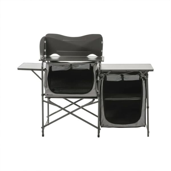 Travellife Bucătărie de camping pliabilă &bdquo;Toledo&rdquo;, gri &icirc;nchis