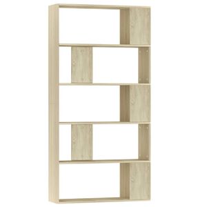 vidaXL Bibliotecă/Separator, stejar sonoma 80x24x159 cm lemn prelucrat