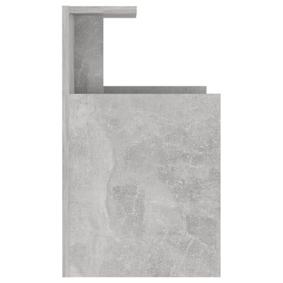 vidaXL Noptieră, gri beton, 40x35x60 cm, PAL