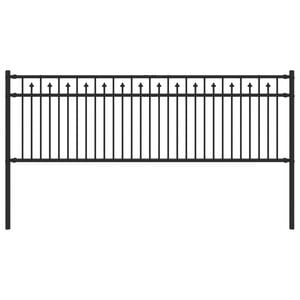 vidaXL Gard cu V&acirc;rfuri BAARLO 200 x 110 cm Oțel vopsit electrostatic
