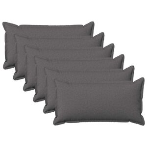 vidaXL Husă pentru pernă 6 pcs HOUTEN Gri deschis 40 x 80 cm