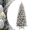 vidaXL Brad de Crăciun artificial Alb 240 cm