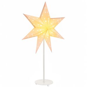 vidaXL Iluminat de Crăciun RAAHE Alb cald 35 x 15 x 55 cm