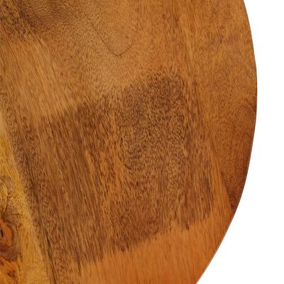vidaXL Măsuță de cafea, 89 x 77 x 52 cm, lemn masiv de mango, oțel