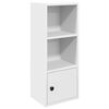 vidaXL Bibliotecă, alb, 31x24x77 cm, lemn prelucrat